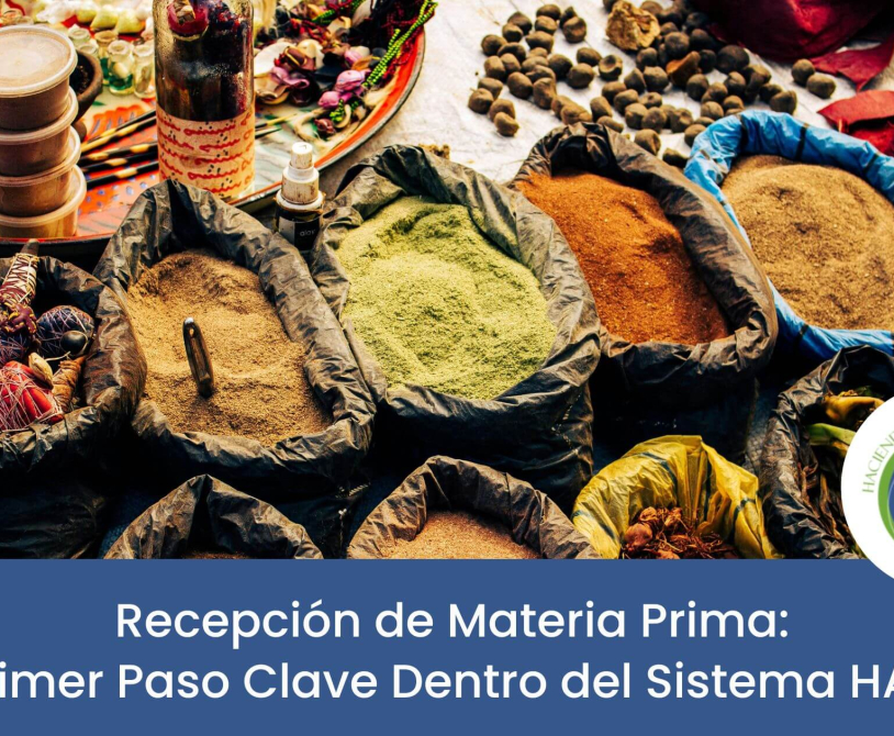 Inspección de materia prima de especias bajo normativa HACCP